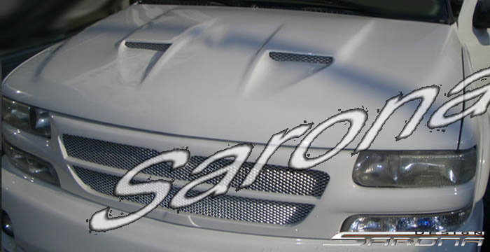 Custom Chevy Silverado  Truck Hood (1999 - 2002) - $1190.00 (Part #CH-024-HD)
